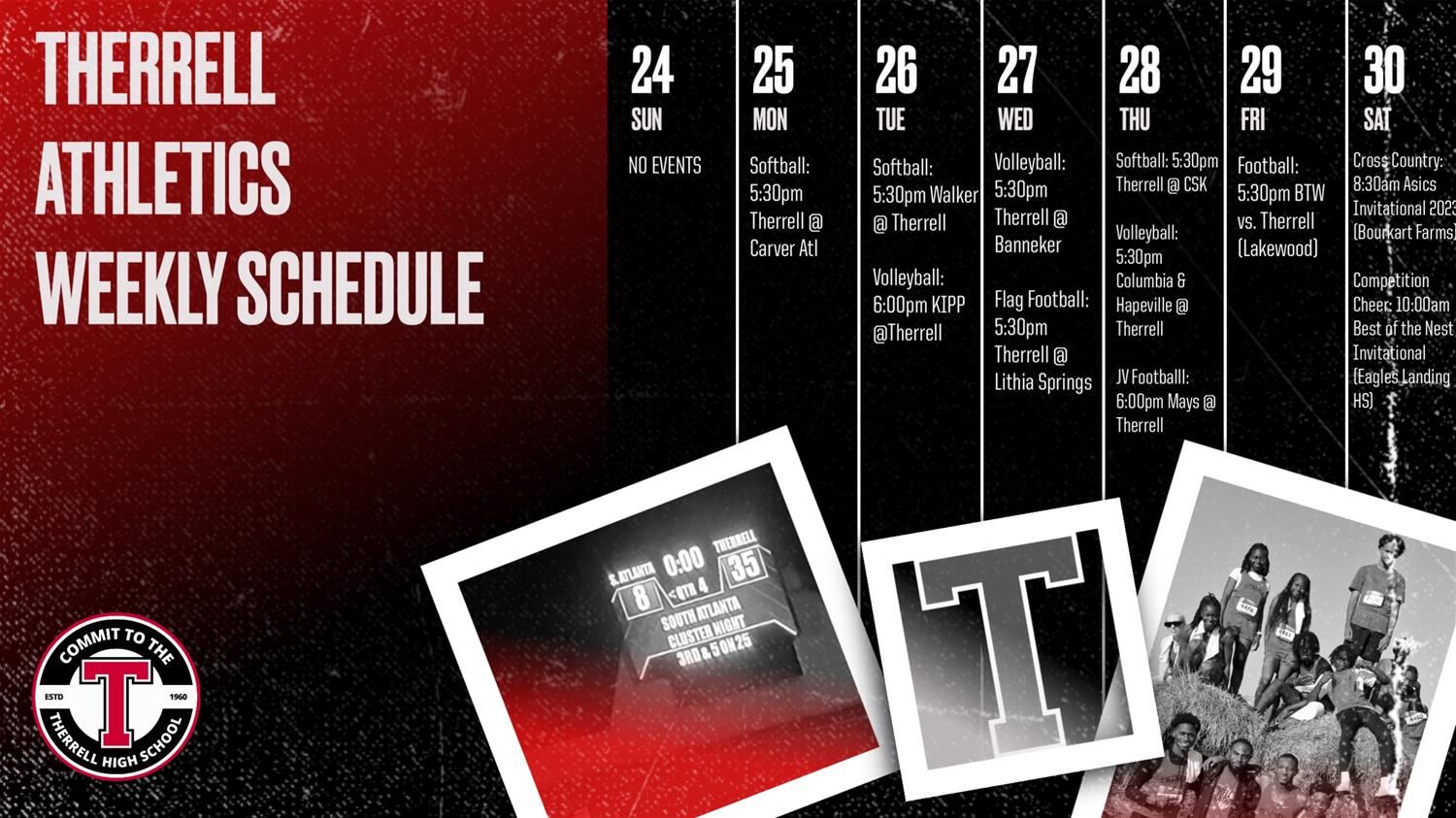 Weekly Sports Schedule